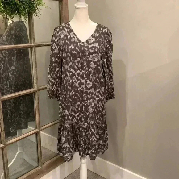 Susina Grey Patterned Dress - Picture 1 of 4